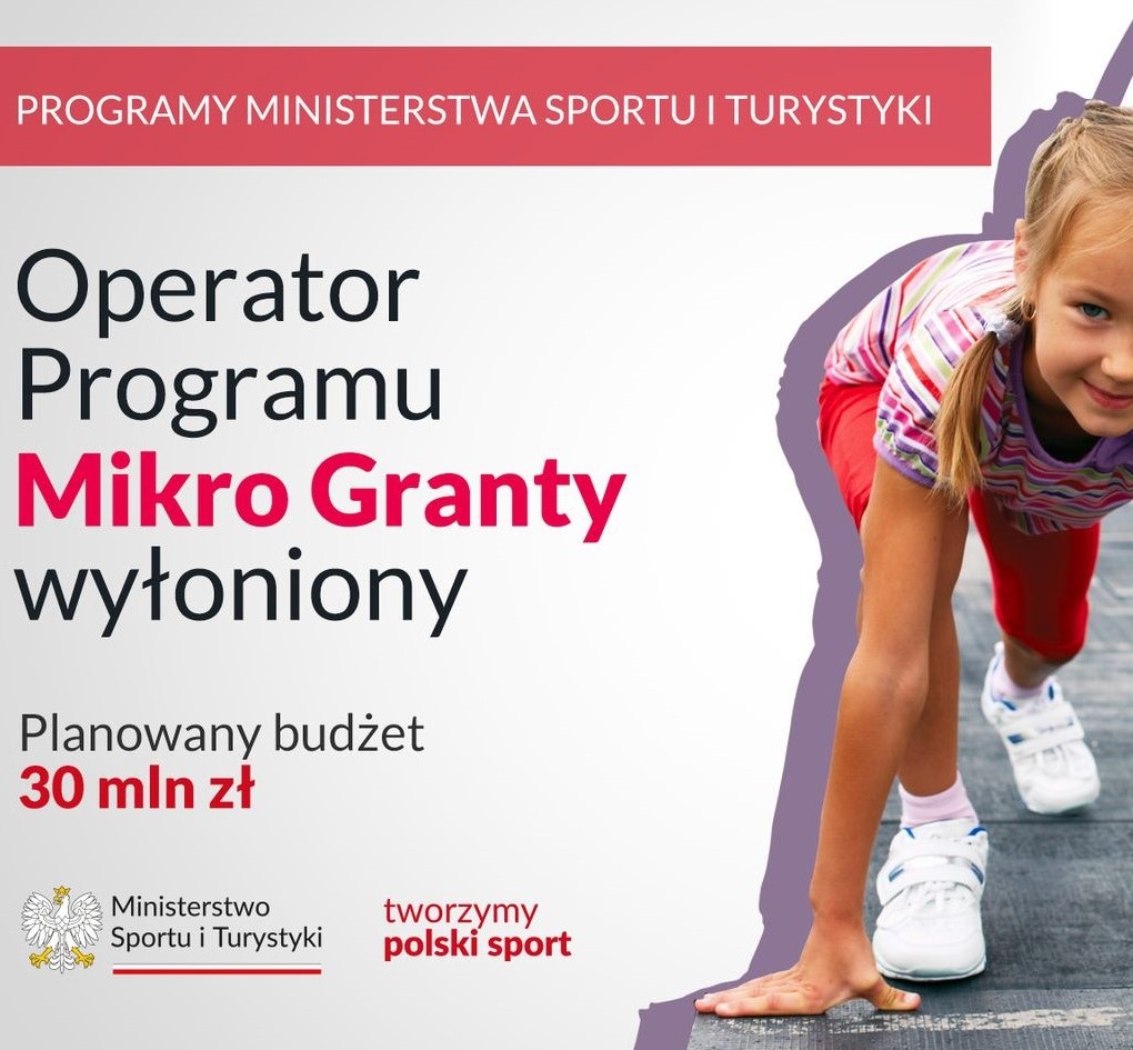 Fundacja Orły Sportu operatorem krajowym rządowego programu Mikro Granty