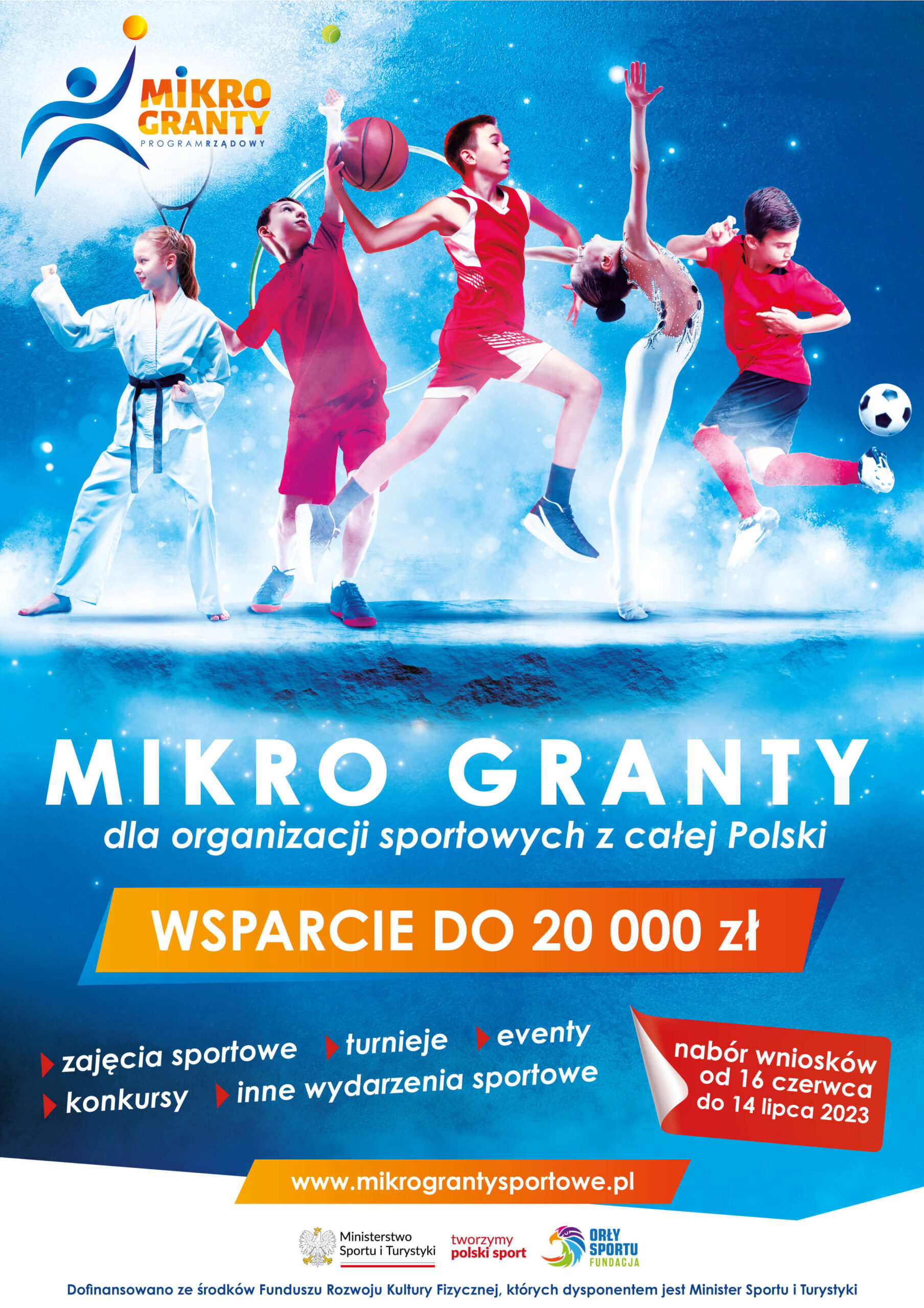 Mikro Granty - duże wsparcie dla małych projektów sportowych Mikro Granty