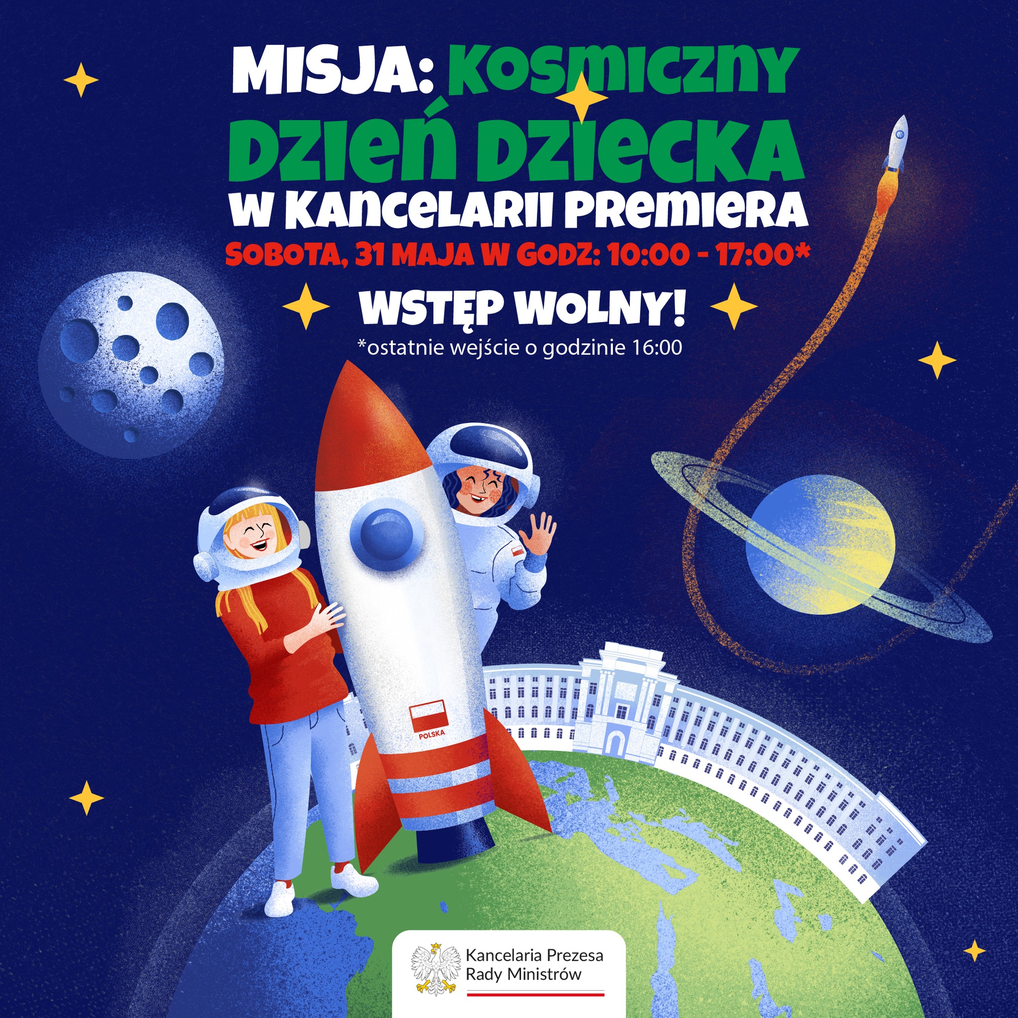 Kosmiczny Dzień Dziecka w Kancelarii Premiera