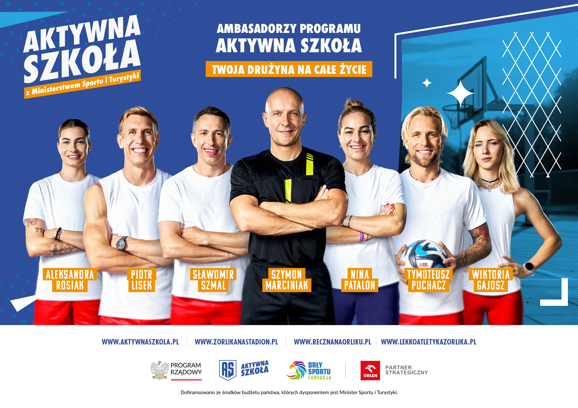 Szymon Marciniak wraz z gwiazdami świata sportu zachęca do udziału w kampanii społecznej - Aktywna Szkoła